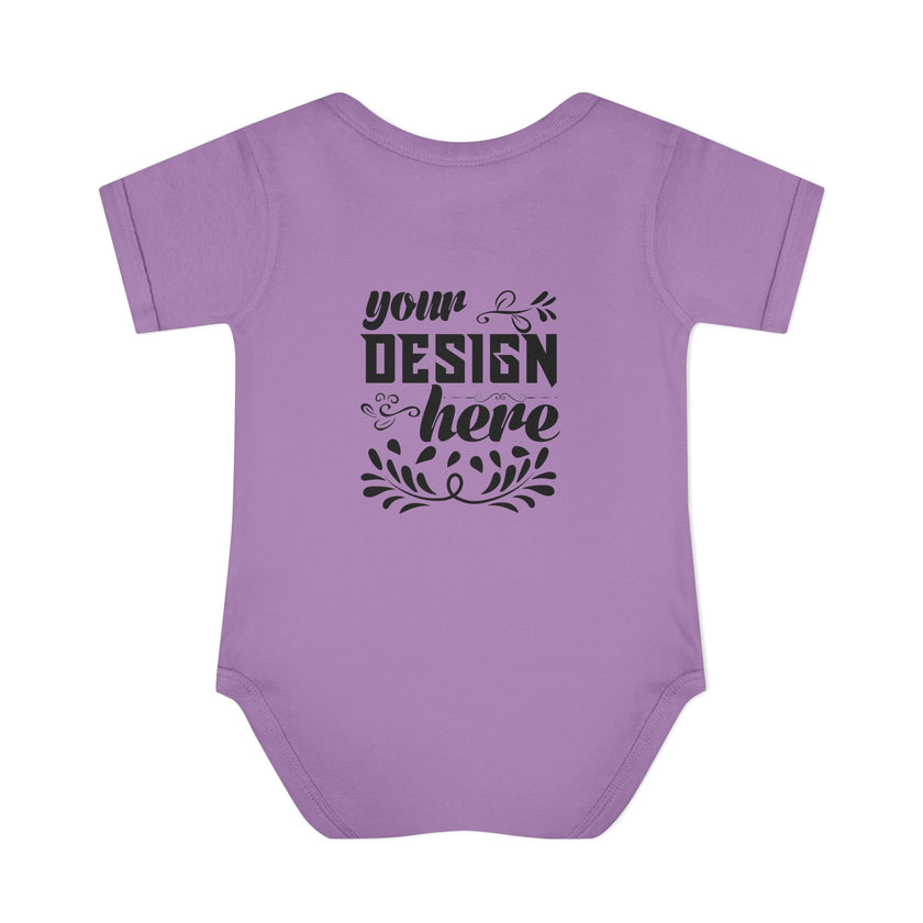 Customizable Infant Baby Rib Bodysuit Rabbit Skins 4400 Unisex