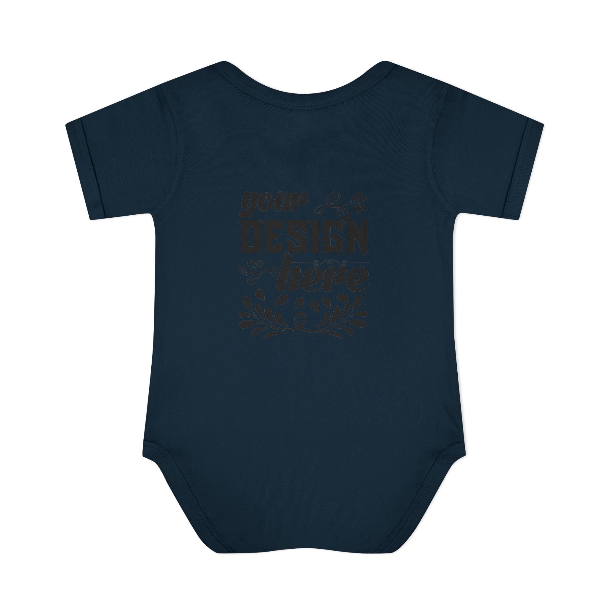 Customizable Infant Baby Rib Bodysuit Rabbit Skins 4400 Unisex