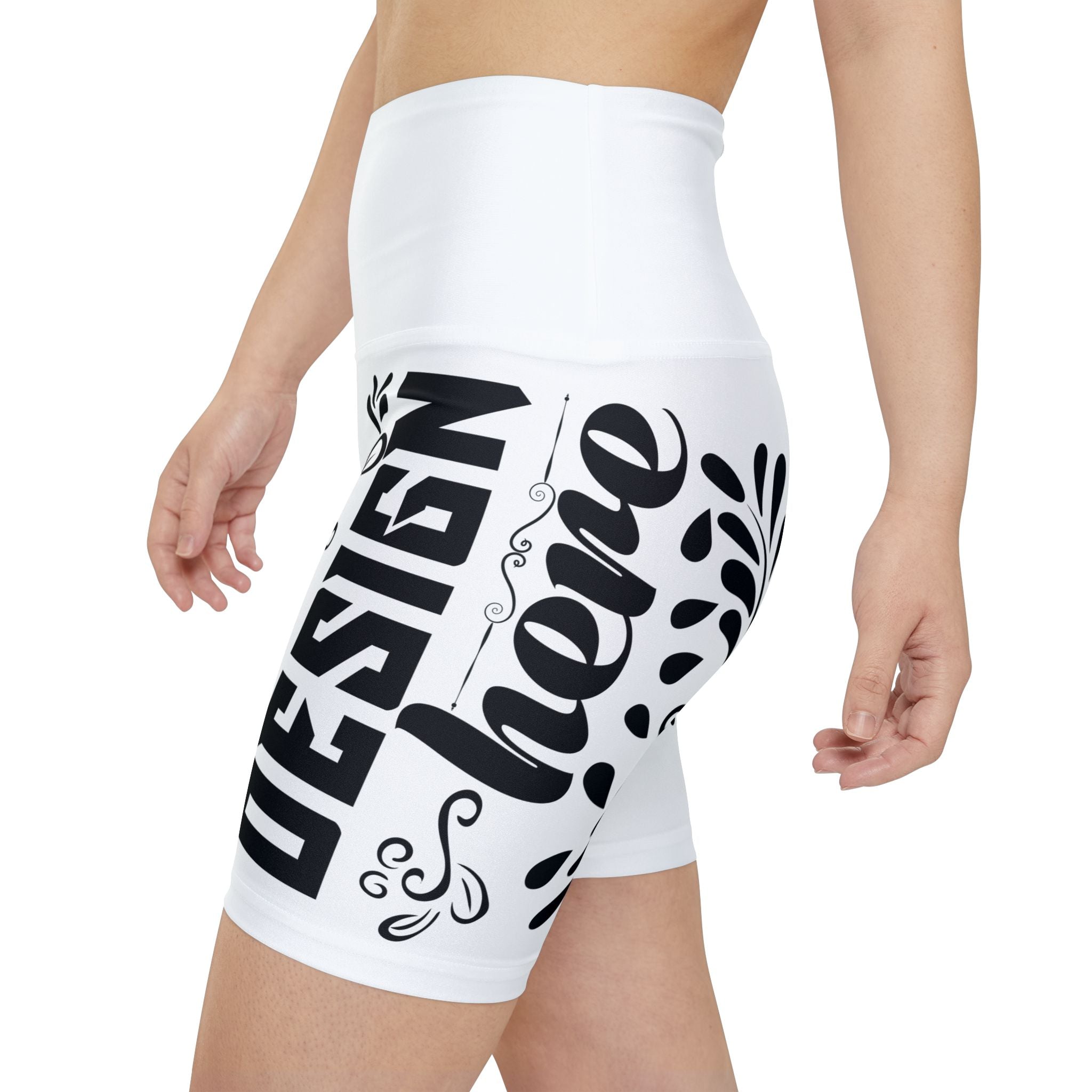 Customizable Womens Workout Shorts All Over Print Medium Heavy
