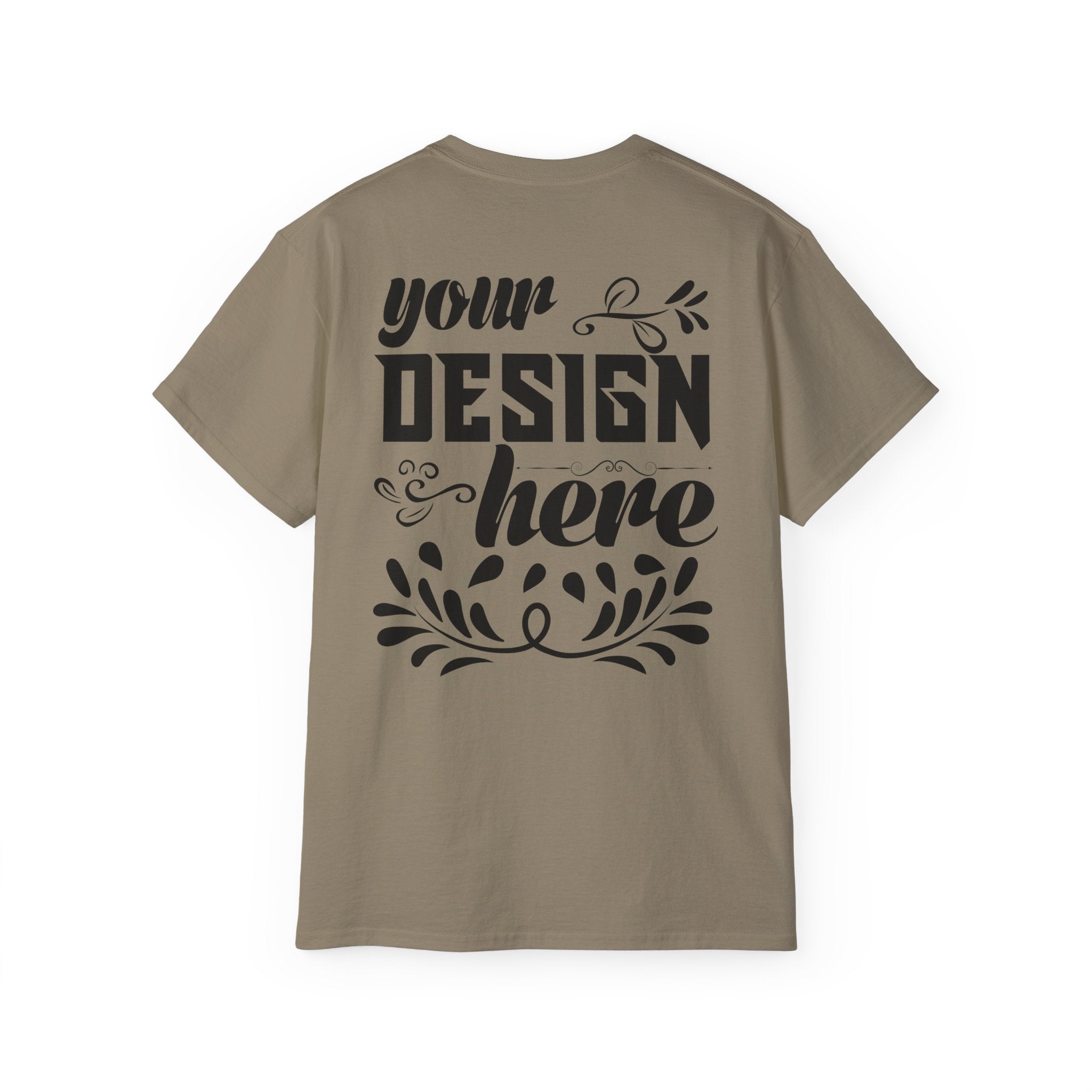 Customizable Gildan 2000 Unisex Ultra Cotton Crew Neck T-Shirt