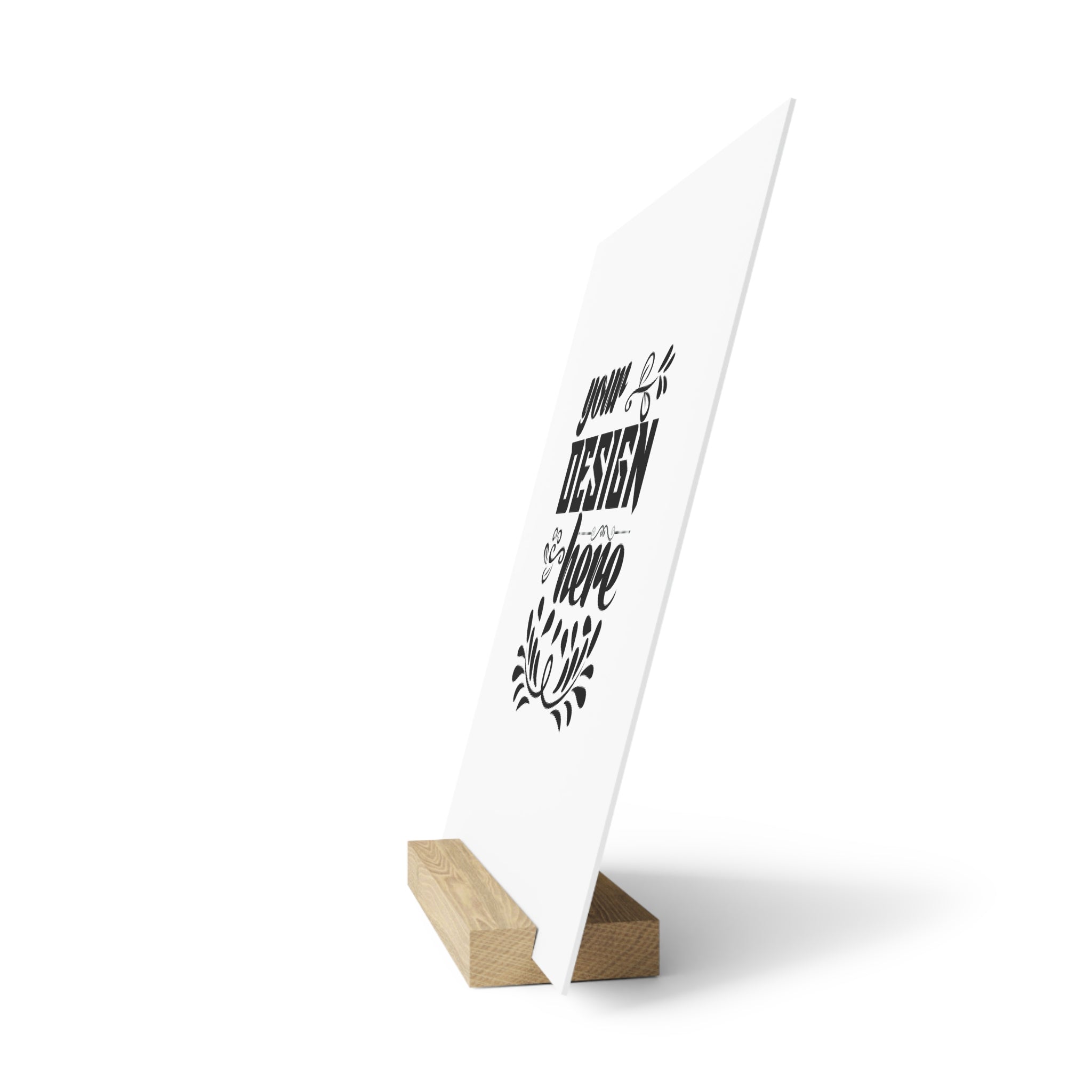 Customizable Gallery Board with Wooden Stand 1.8mm Giclée Print