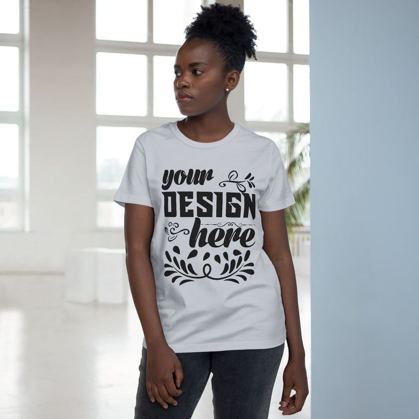 Customizable AS Colour 4001 Womens Maple Cotton T-Shirt