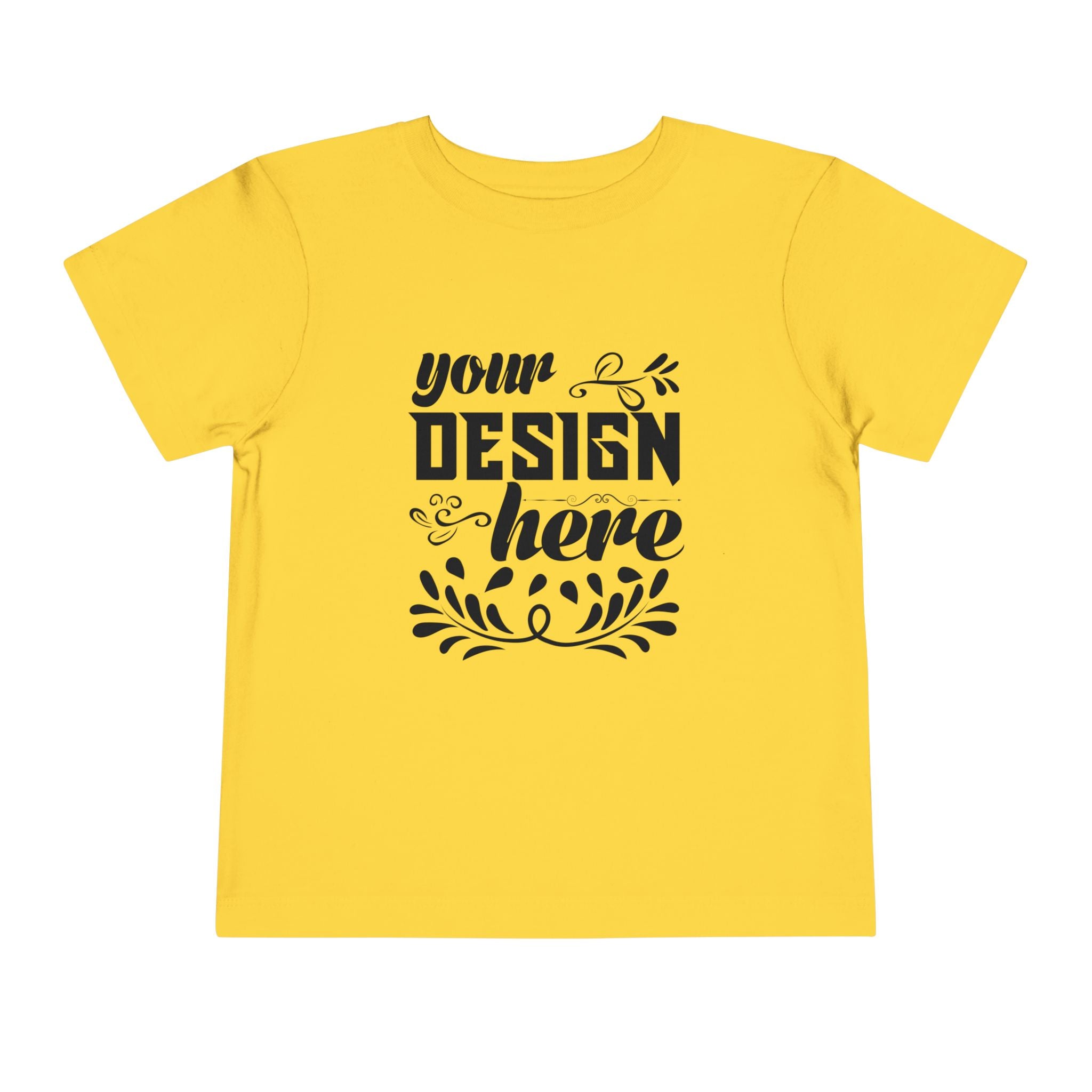 Customizable Bella+Canvas 3001T Toddler Short Sleeve T-Shirt Jersey