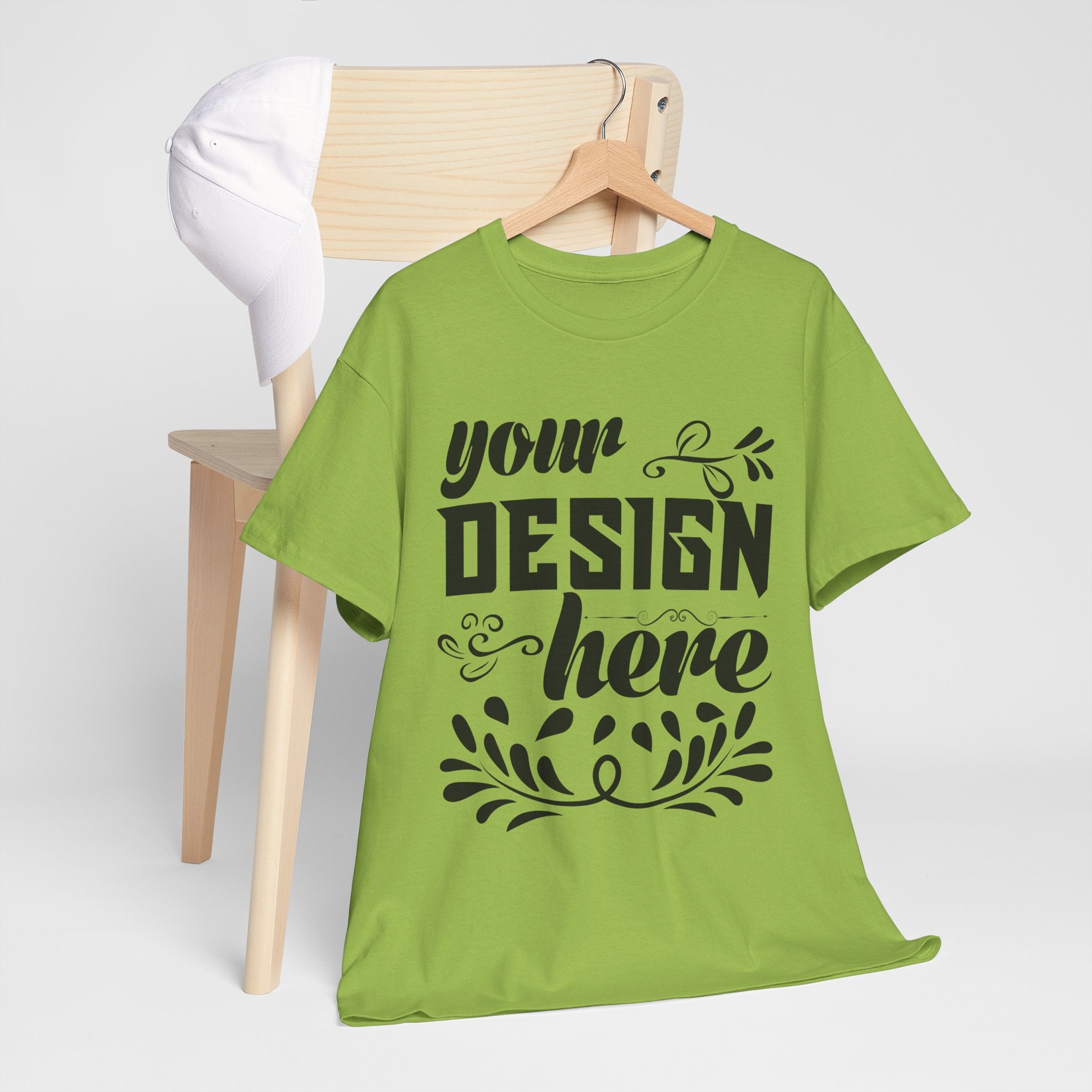 Customizable Gildan 5000 Unisex Heavy Cotton T-Shirt Classic Fit