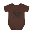 Customizable Infant Baby Rib Bodysuit Rabbit Skins 4400 Unisex
