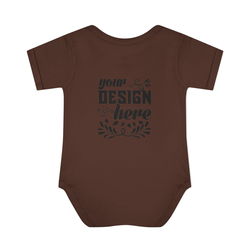 Customizable Infant Baby Rib Bodysuit Rabbit Skins 4400 Unisex