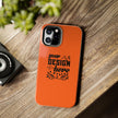 Customizable Tough Phone Case Glossy Dual Layer Wireless Charging