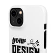 Customizable Snap Phone Case Slim Lightweight Polycarbonate Gloss Or Matte