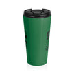 Customizable 15oz Vacuum Insulated Stainless Steel Travel Mug With Flip Lid