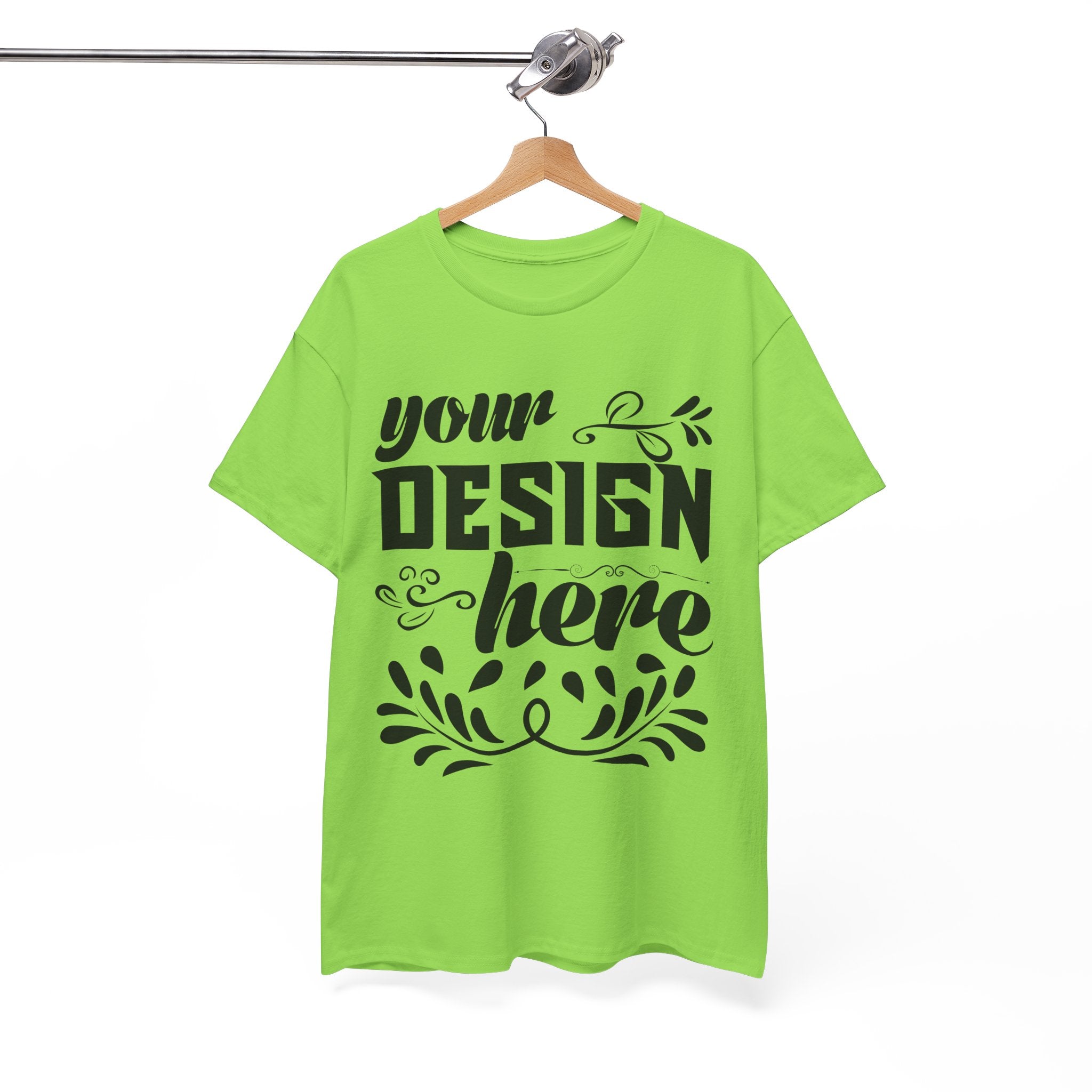 Customizable Gildan 5000 Unisex Heavy Cotton T-Shirt Classic Fit