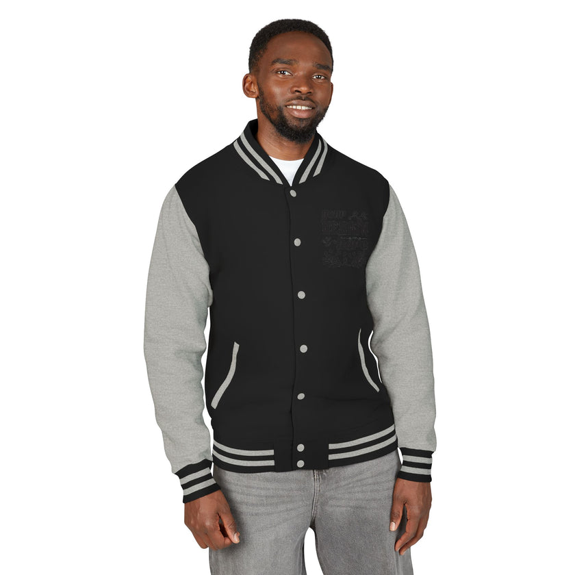 Customizable AWDis JH043 Unisex Heavyweight Letterman Jacket