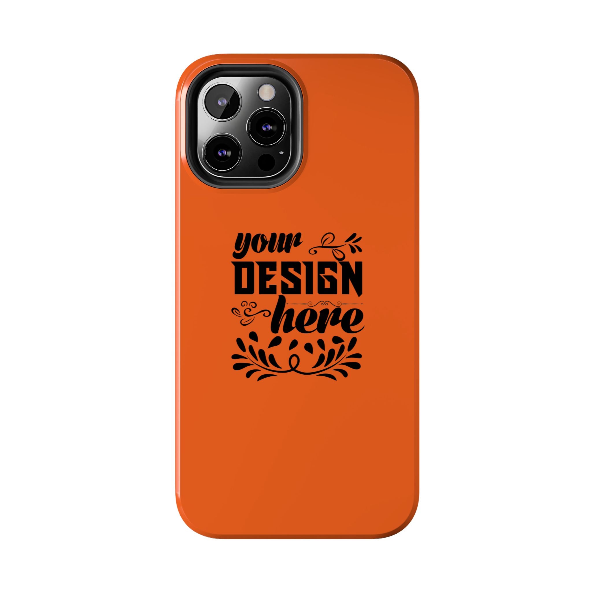 Customizable Tough Phone Case Glossy Dual Layer Wireless Charging