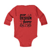 Customizable Infant Long Sleeve Bodysuit Rabbit Skins 4411 Classic Fit