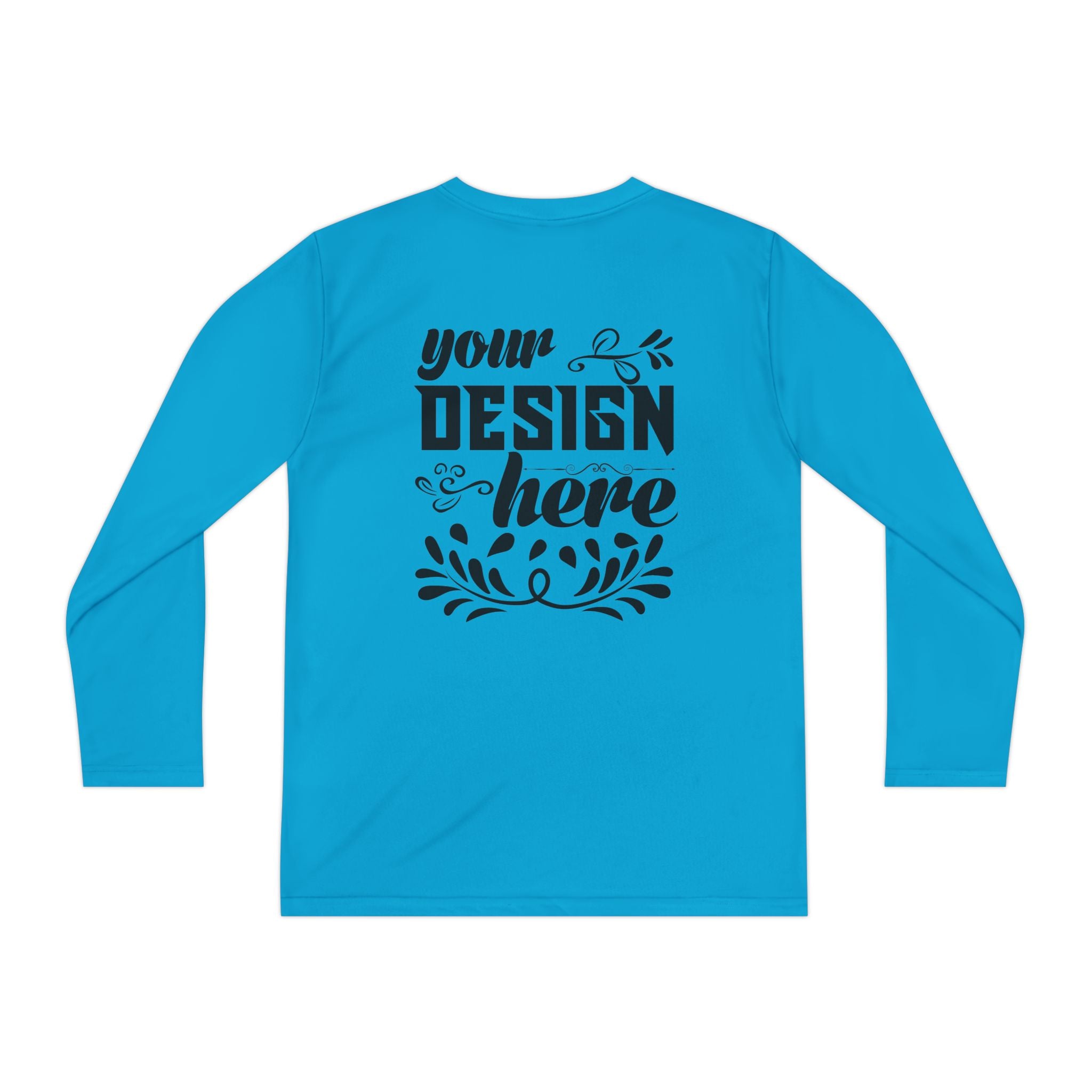 Customizable Sport Tek YST350LS Youth Long Sleeve Competitor Tee