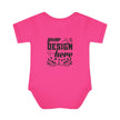 Customizable Infant Baby Rib Bodysuit Rabbit Skins 4400 Unisex