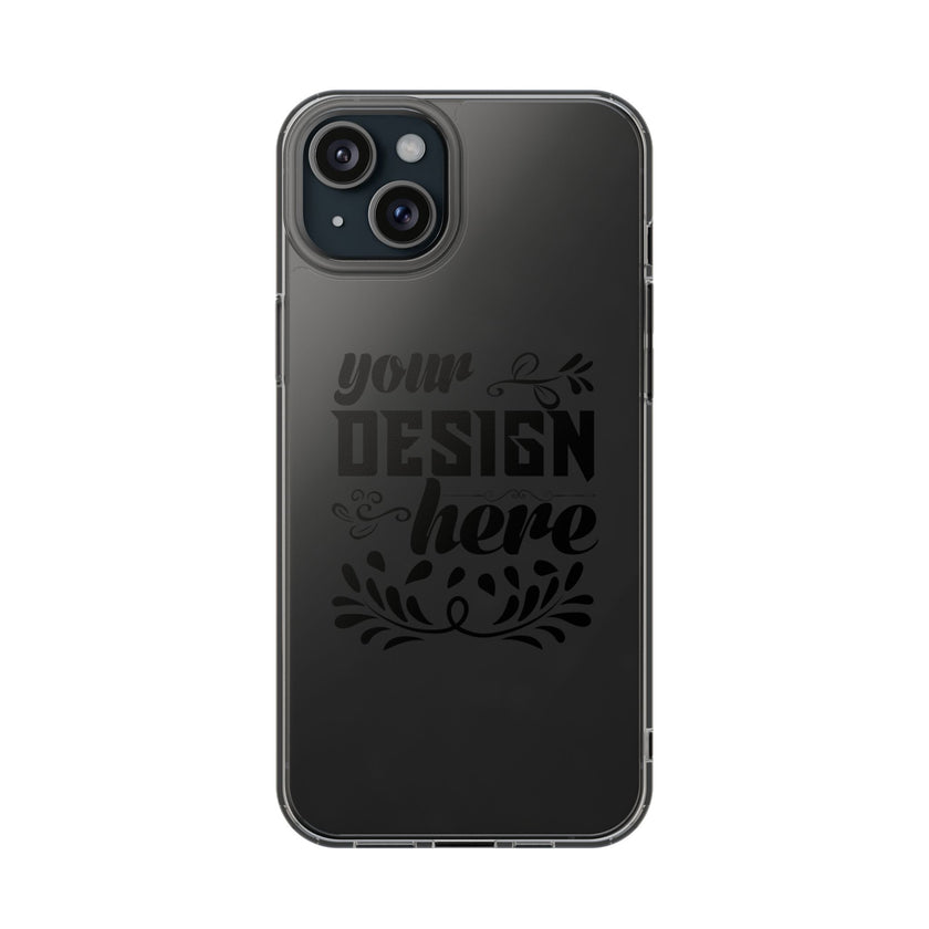 Customizable Clear Impact Resistant Phone Case With TPU Sides Wireless Ready