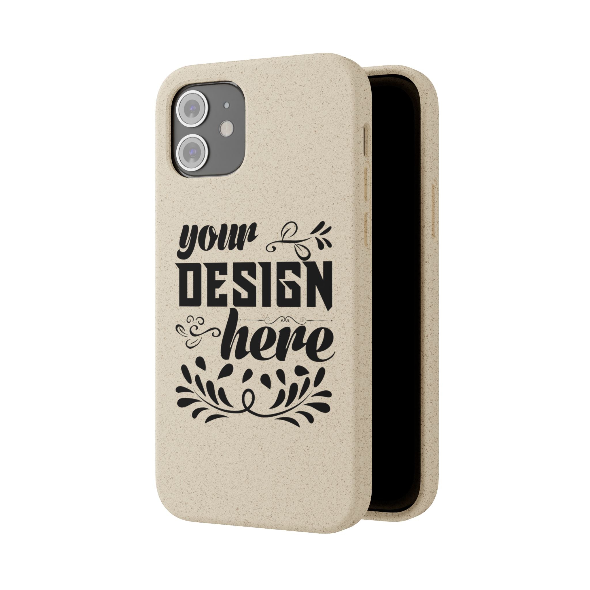 Customizable Biodegradable Phone Case Matte Finish Wireless Charging