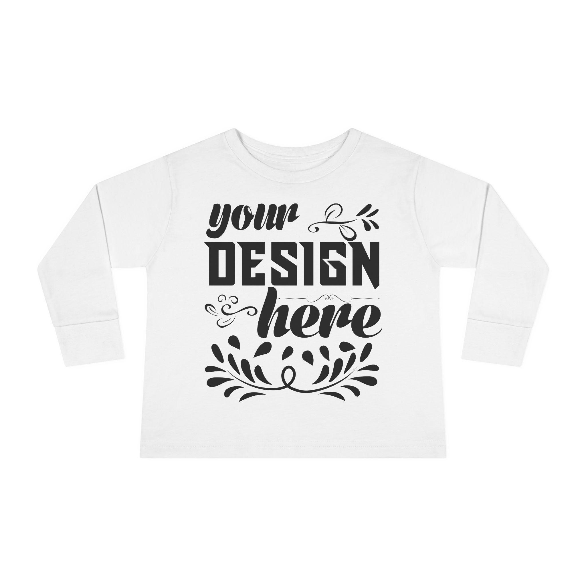 Customizable Rabbit Skins 3302 Toddler Long Sleeve T-Shirt