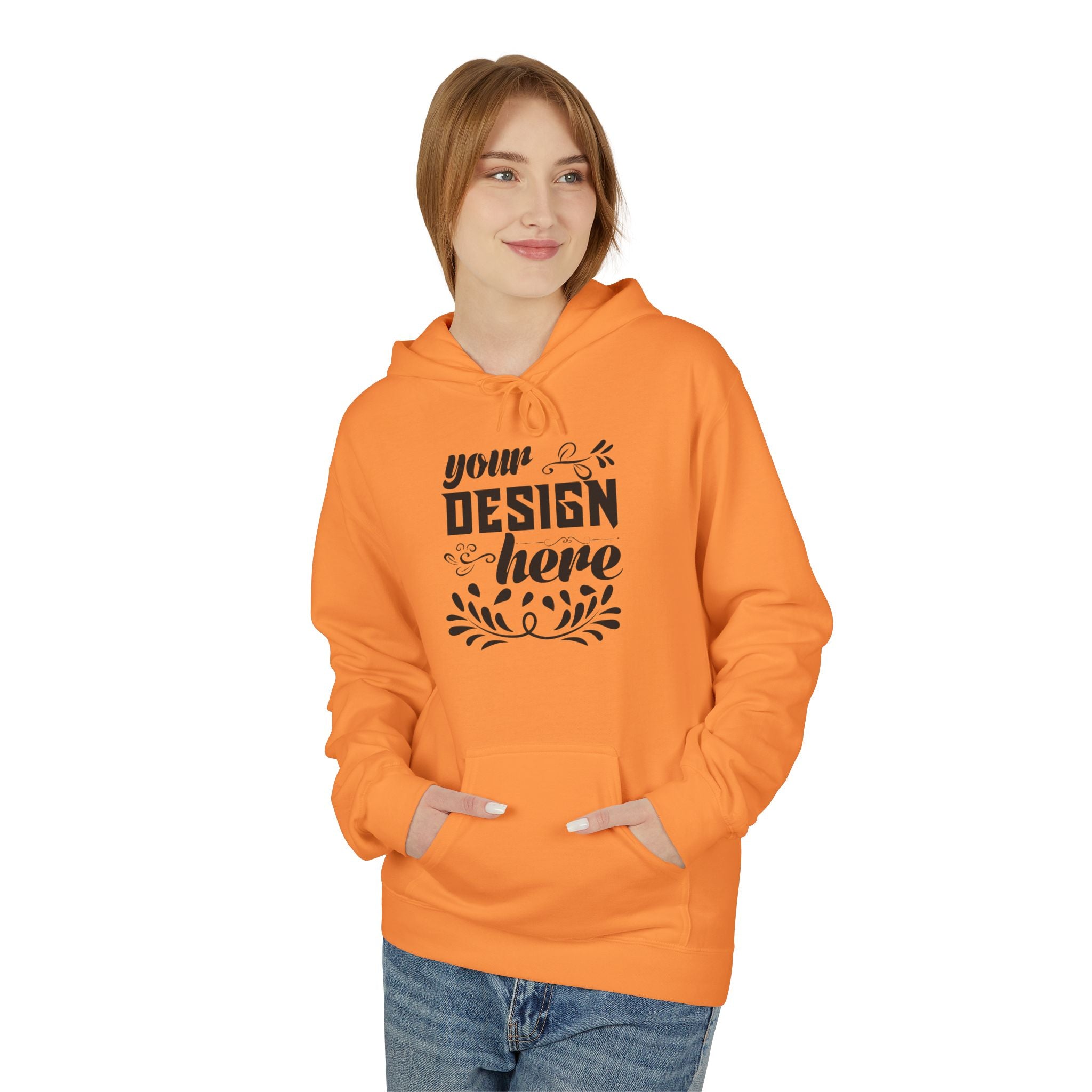 Customizable Gildan SF500 Unisex Midweight Softstyle Fleece Hoodie