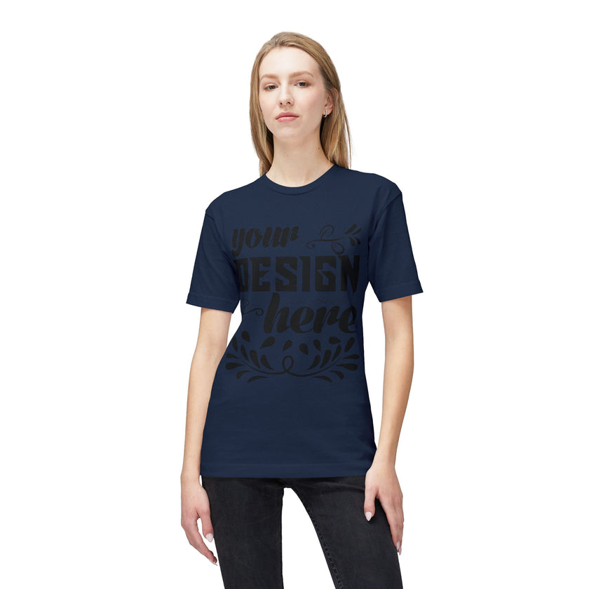 Customizable Bayside 5040 Unisex Midweight T-Shirt Made in US