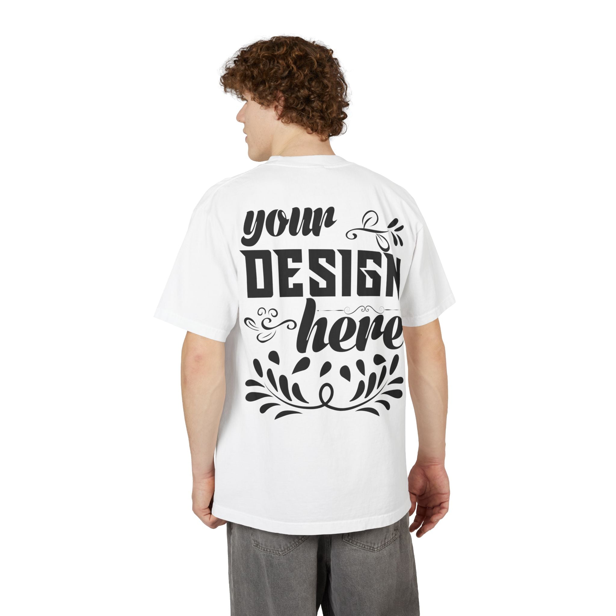 Customizable Shaka Wear SHGDD Unisex Garment Dyed Drop Shoulder T-Shirt