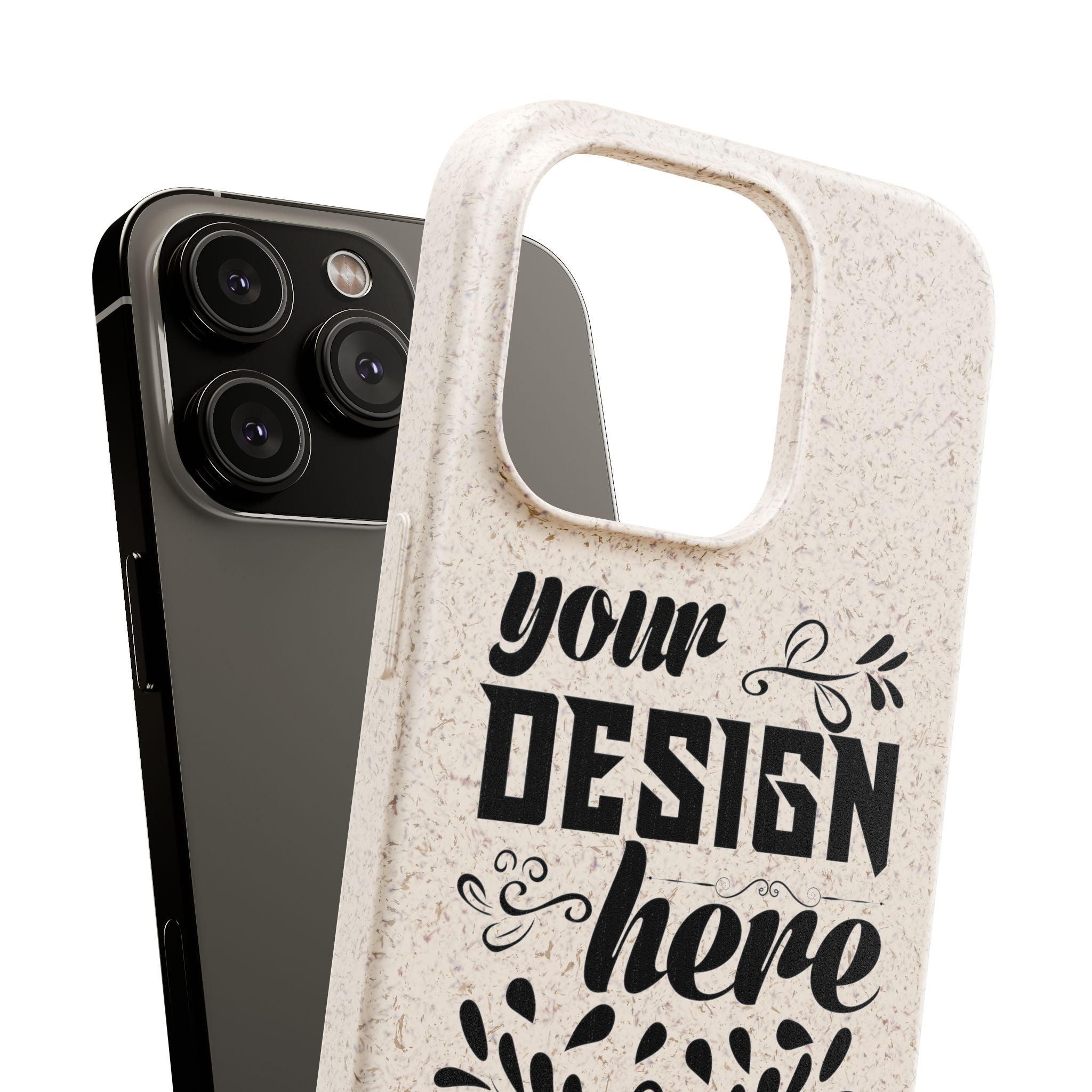 Customizable Biodegradable Phone Case Matte Finish Wireless Charging