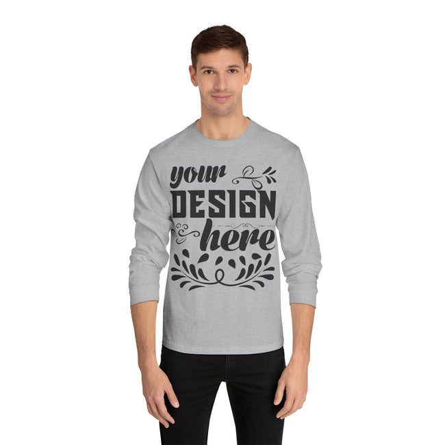 Customizable American Apparel 1304 Unisex Classic Long Sleeve T Shirt