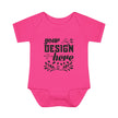 Customizable Infant Baby Rib Bodysuit Rabbit Skins 4400 Unisex