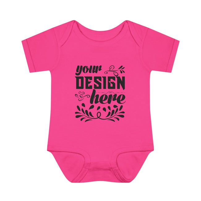 Customizable Infant Baby Rib Bodysuit Rabbit Skins 4400 Unisex