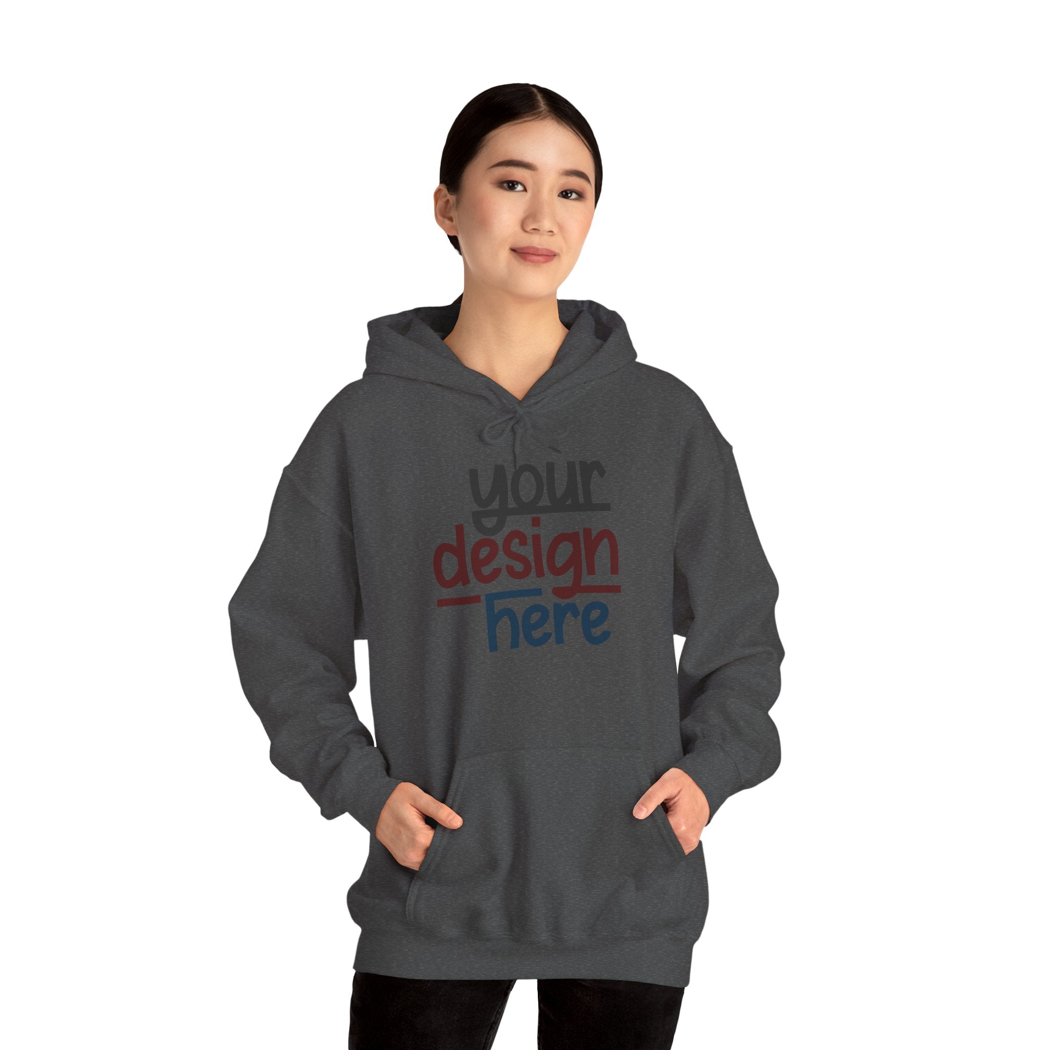 Customizable Gildan 18500 Unisex Heavy Blend Hooded Sweatshirt