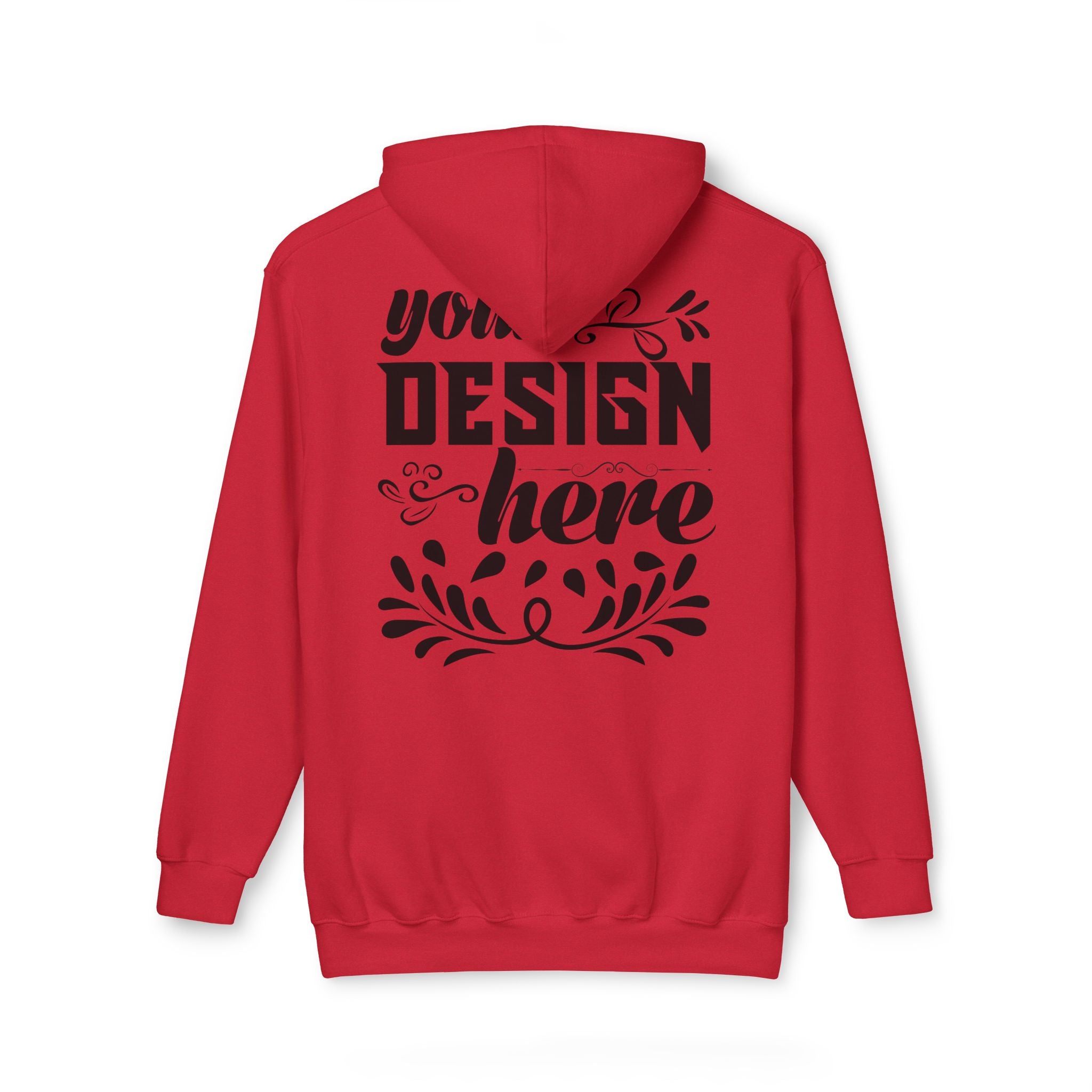 Customizable Bayside 960 Unisex Heavyweight Hooded Sweatshirt Made in US