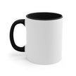 Customizable Accent Ceramic Mug 11oz 15oz Colored Interior and Handle
