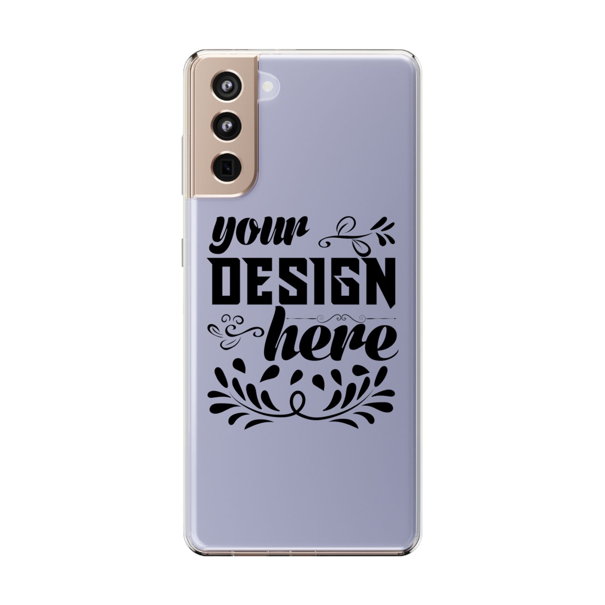 Customizable Clear Phone Case Slim Lightweight Scratch Resistant Protection