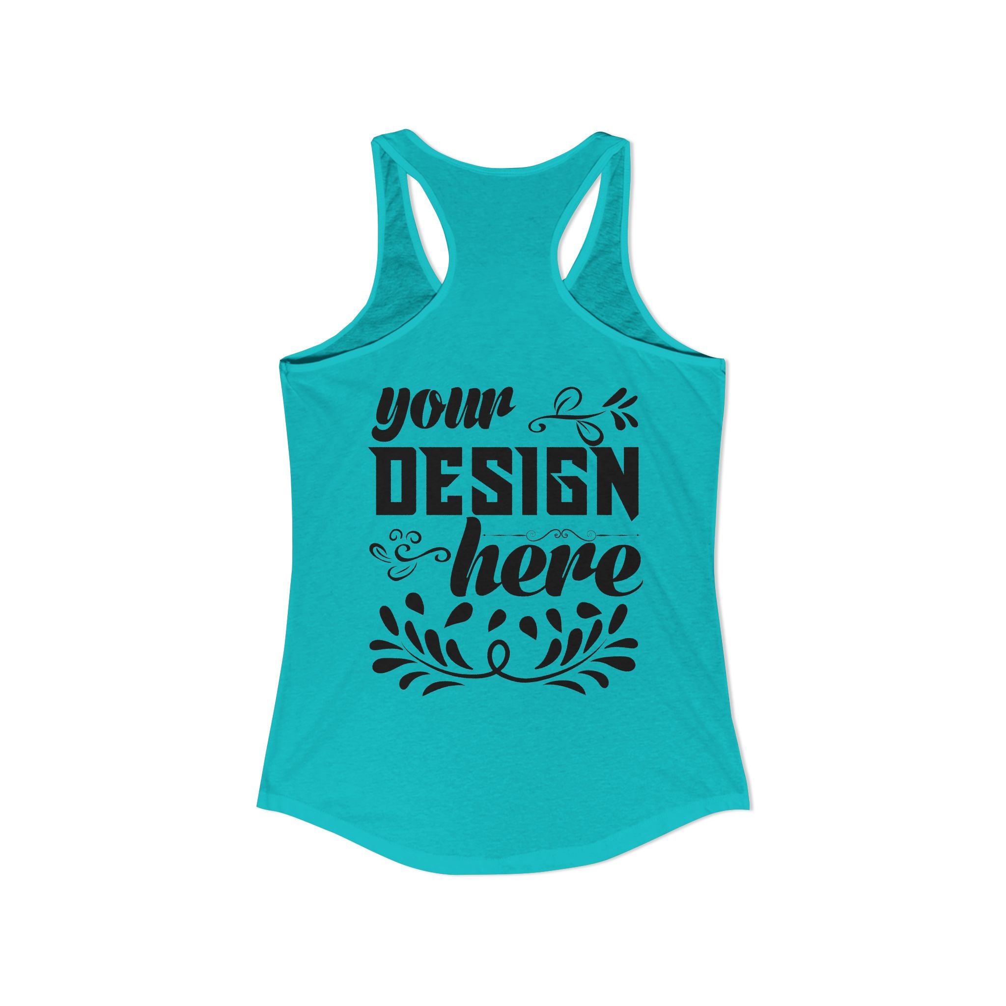 Customizable Next Level 1533 Womens Ideal Racerback Tank