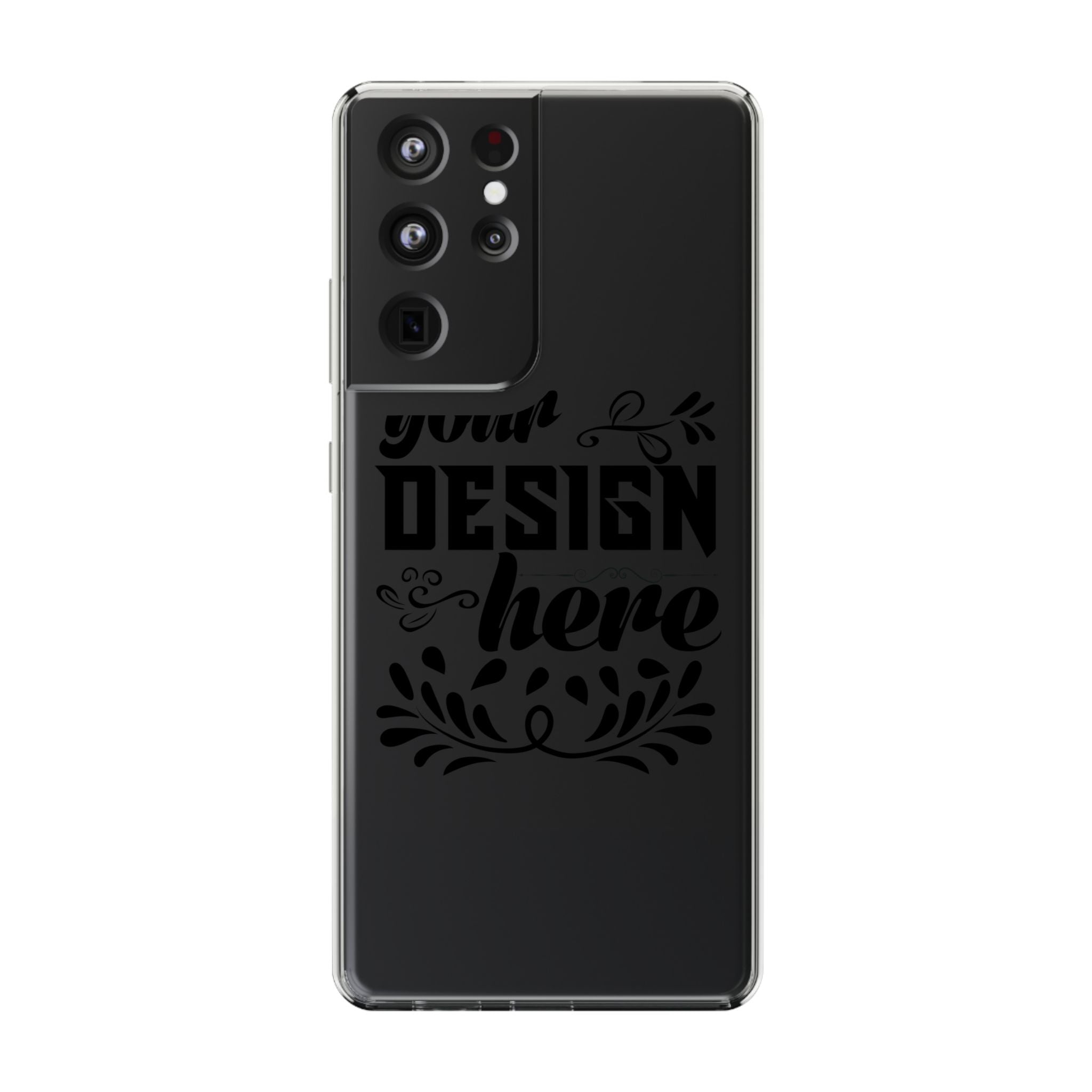 Customizable Clear Phone Case Slim Lightweight Scratch Resistant Protection