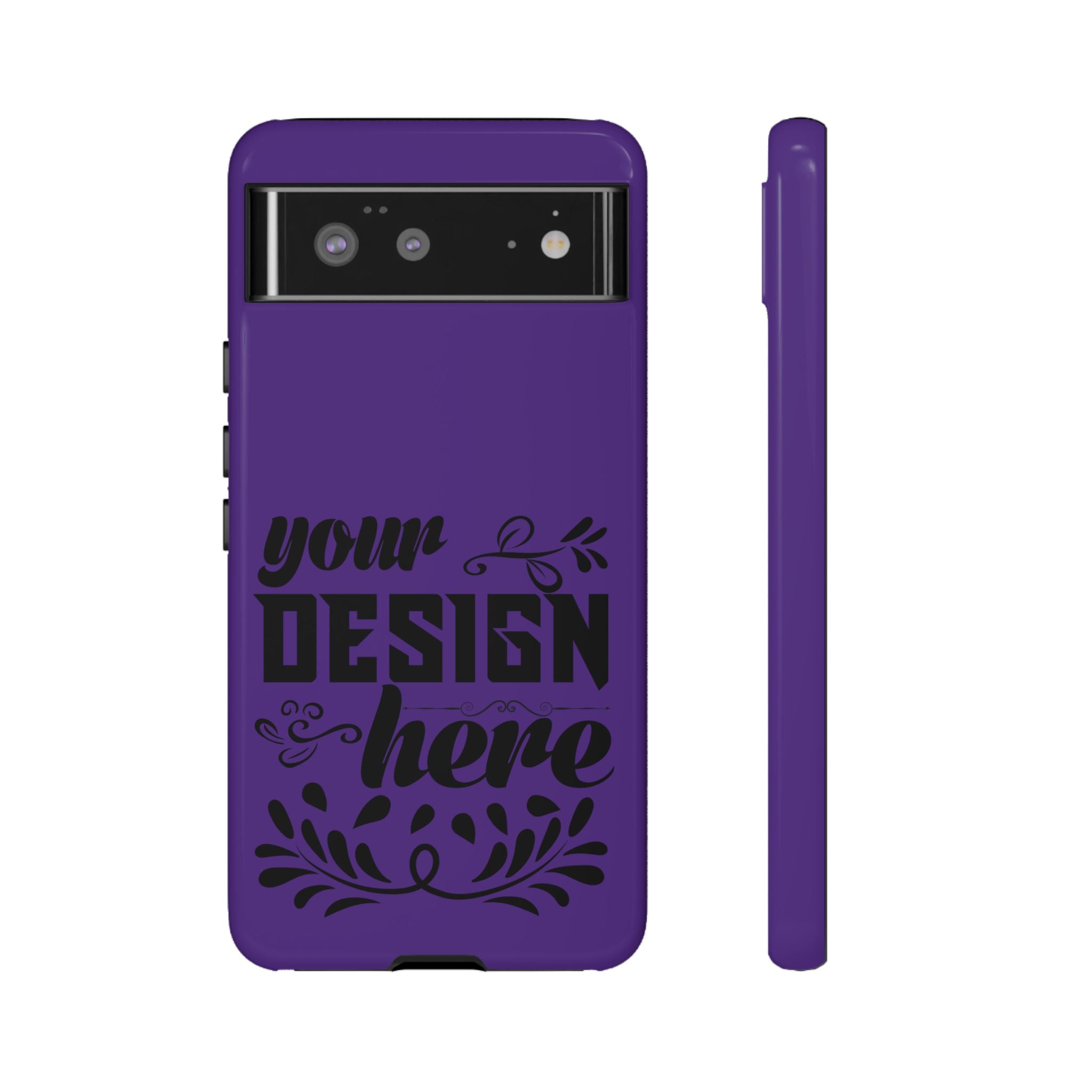 Customizable Tough Dual Layer Phone Case Polycarbonate TPU Liner Protective