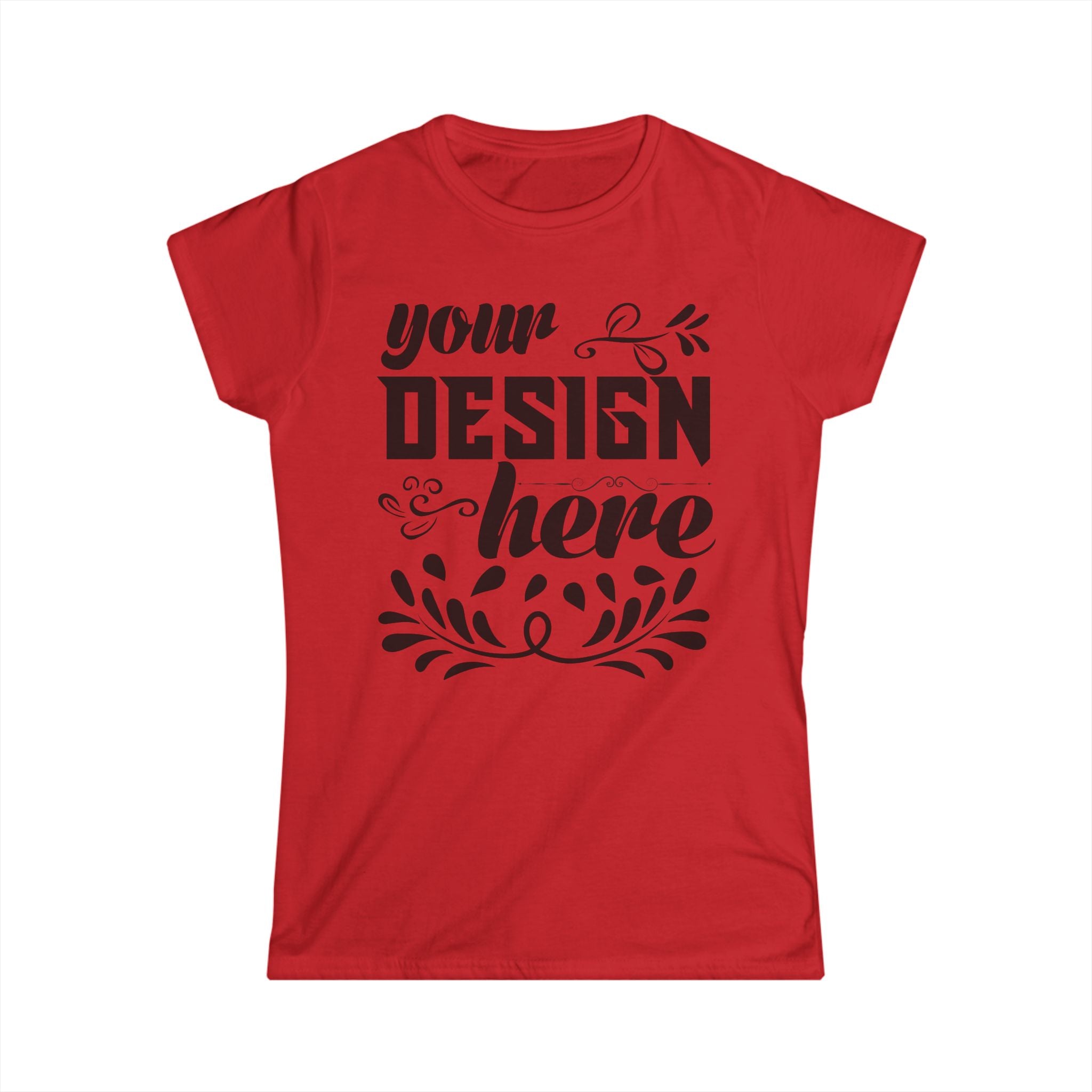 Customizable Gildan 64000L Womens Softstyle Short Sleeve T-Shirt