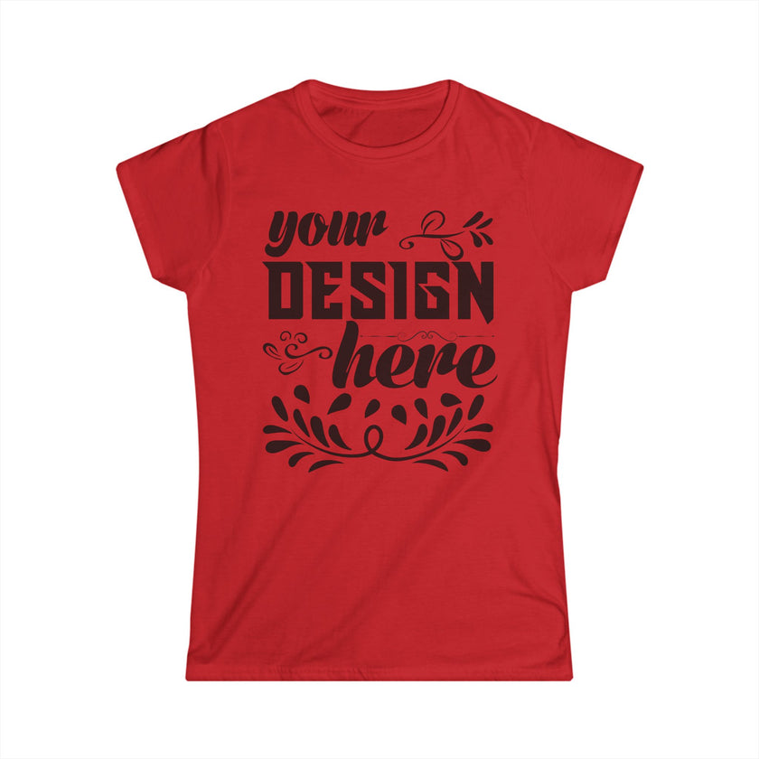 Customizable Gildan 64000L Womens Softstyle Short Sleeve T-Shirt