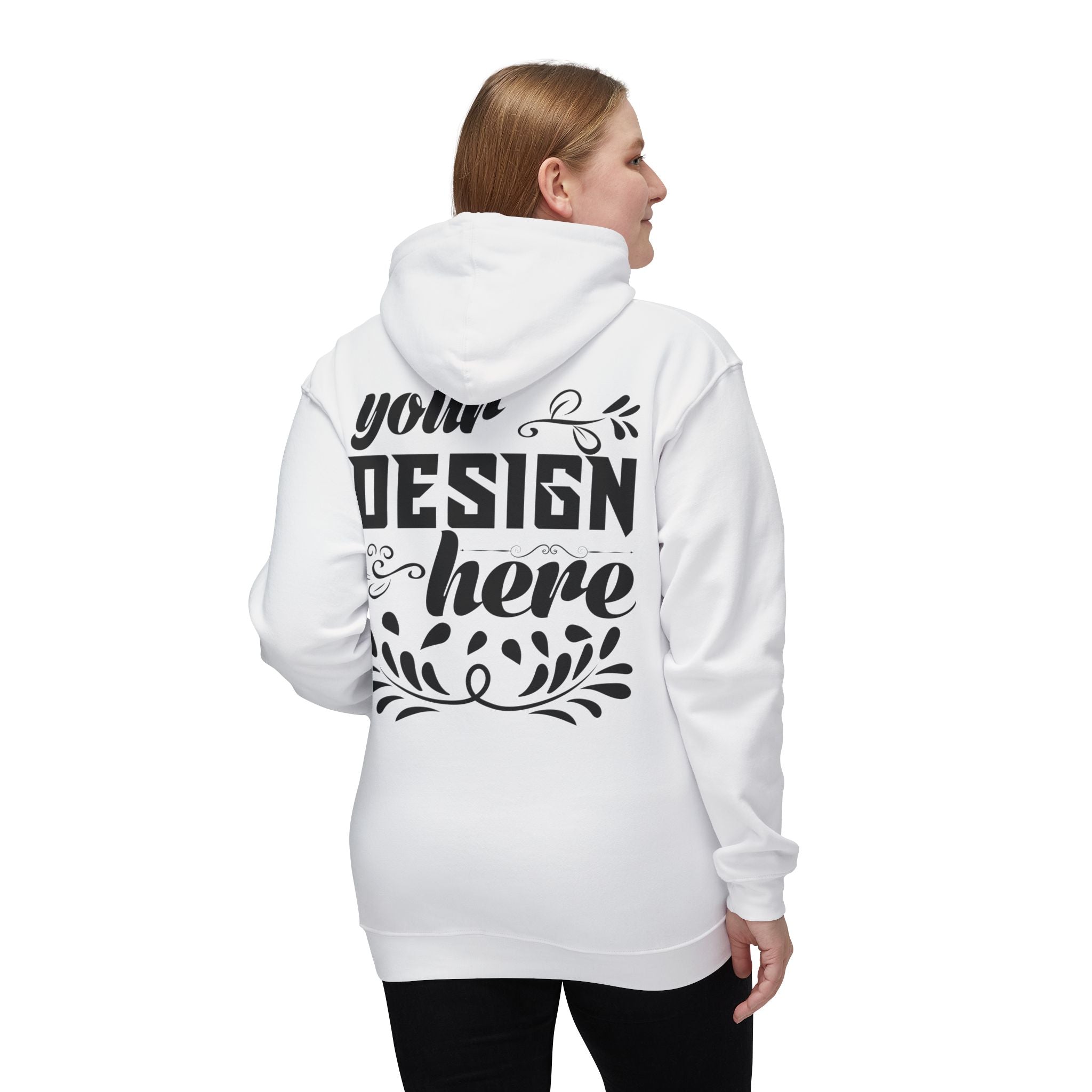 Customizable Bayside 960 Unisex Heavyweight Hooded Sweatshirt Made in US