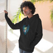 Lane Seven LS14001 Unisex  Fleece Hoodie | Butterfly Love Graphic Print