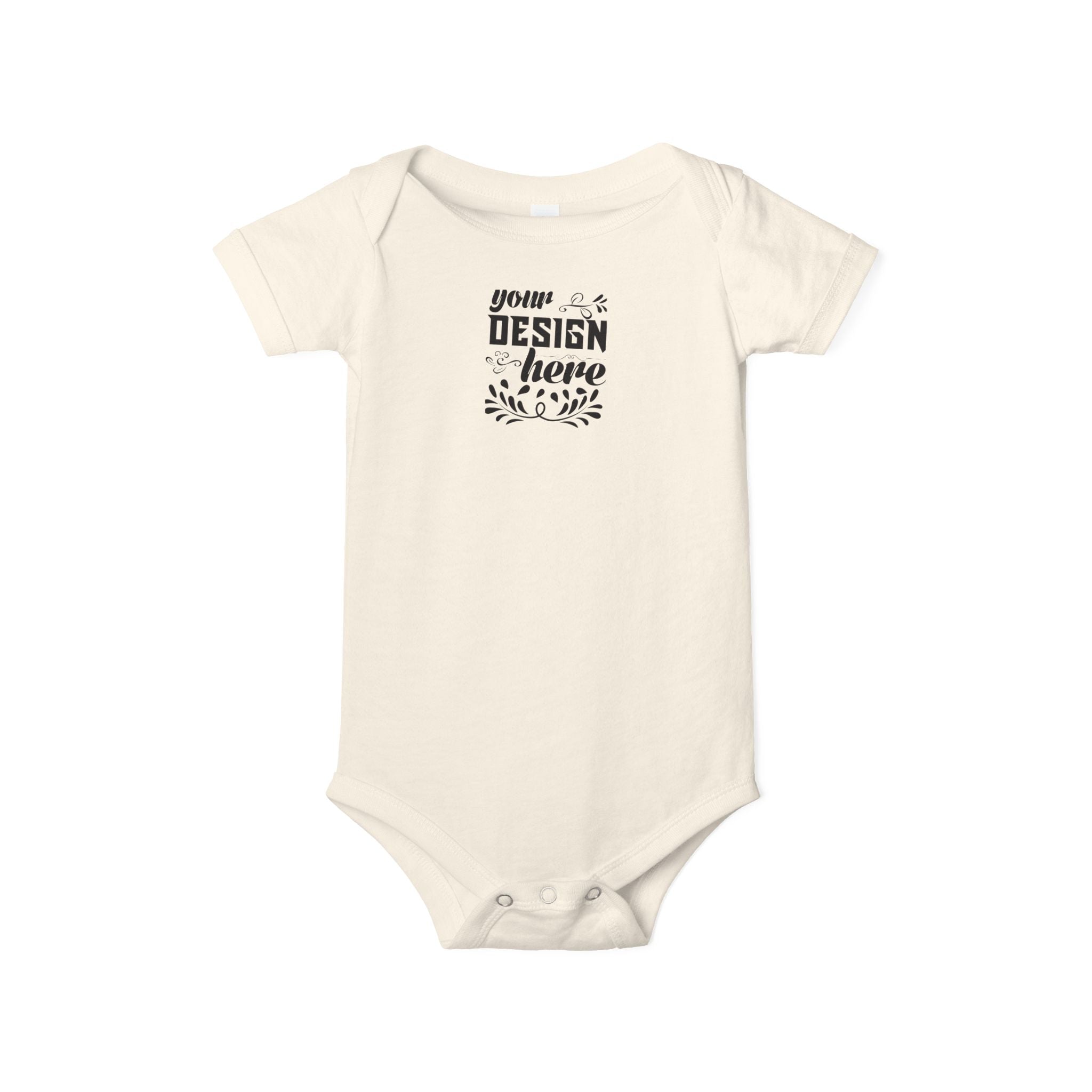 Customizable Bella+Canvas 100B Infant Jersey One Piece Bodysuit