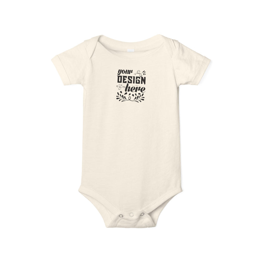 Customizable Bella+Canvas 100B Infant Jersey One Piece Bodysuit