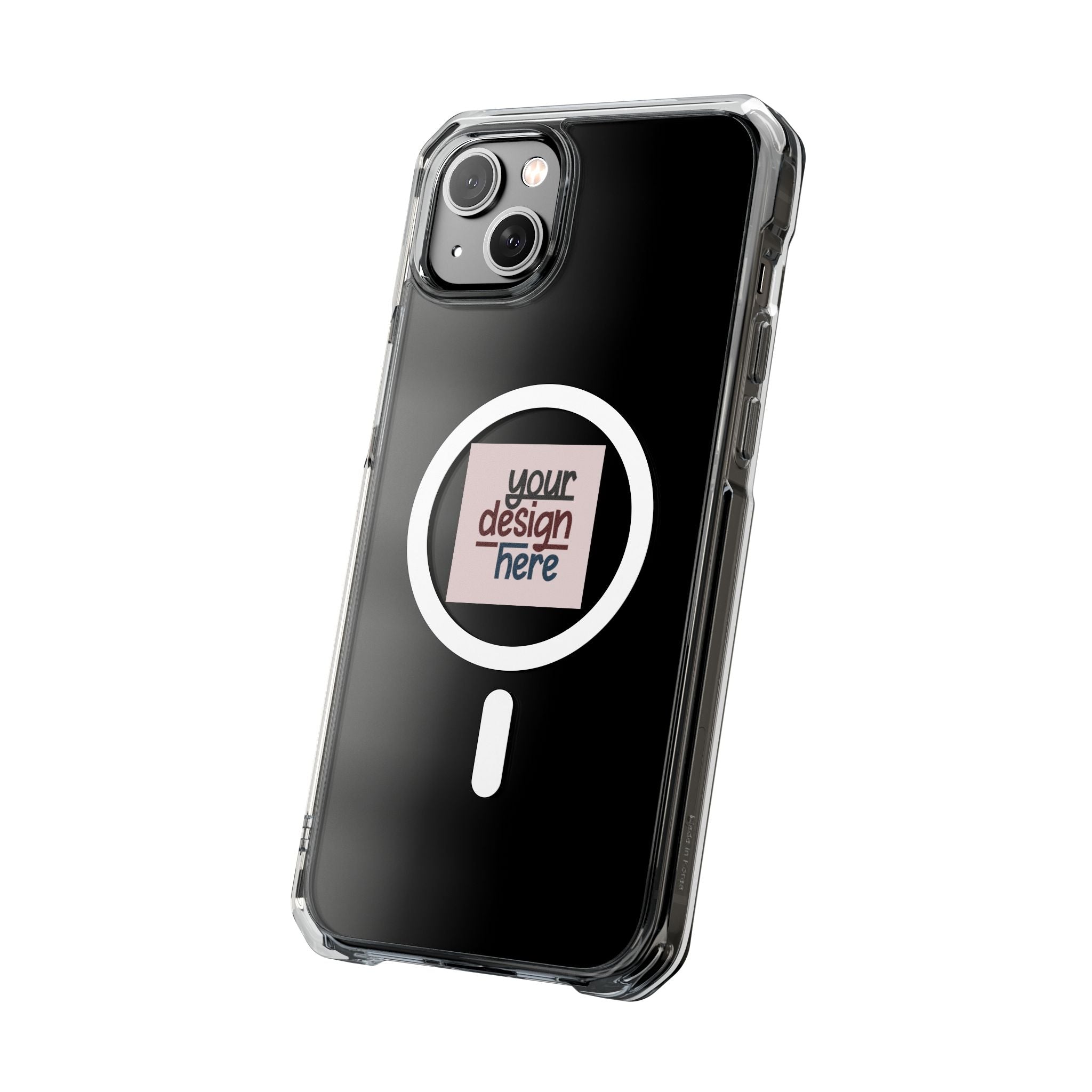 Customizable Magnetic Clear Impact Case With Air Cushioned Bumper Corners