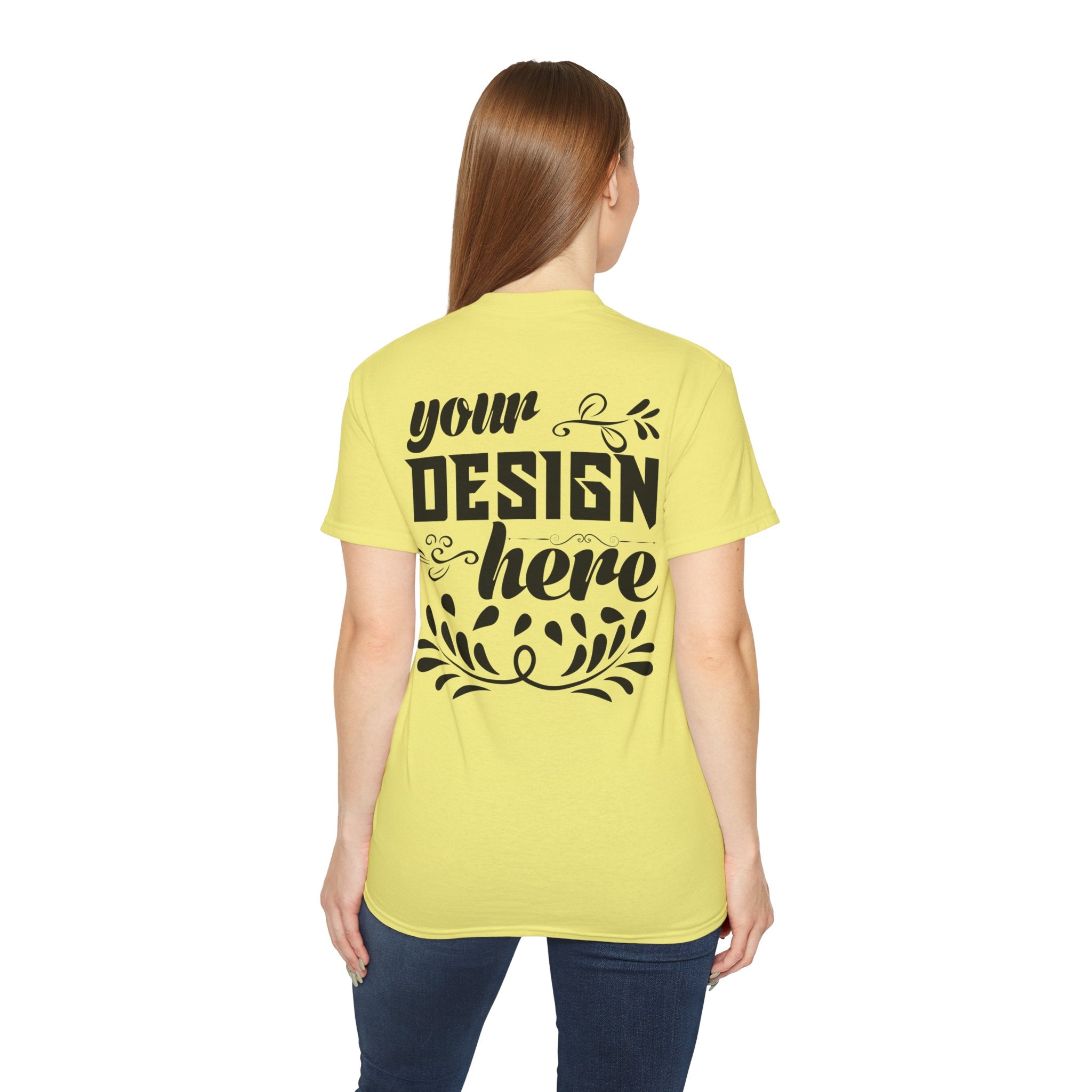 Customizable Gildan 2000 Unisex Ultra Cotton Crew Neck T-Shirt