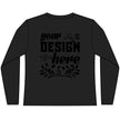 Customizable District DT110 Womens CVC Long Sleeve Tee Side Seamed