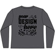 Customizable District DT110 Womens CVC Long Sleeve Tee Side Seamed