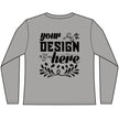 Customizable District DT110 Womens CVC Long Sleeve Tee Side Seamed