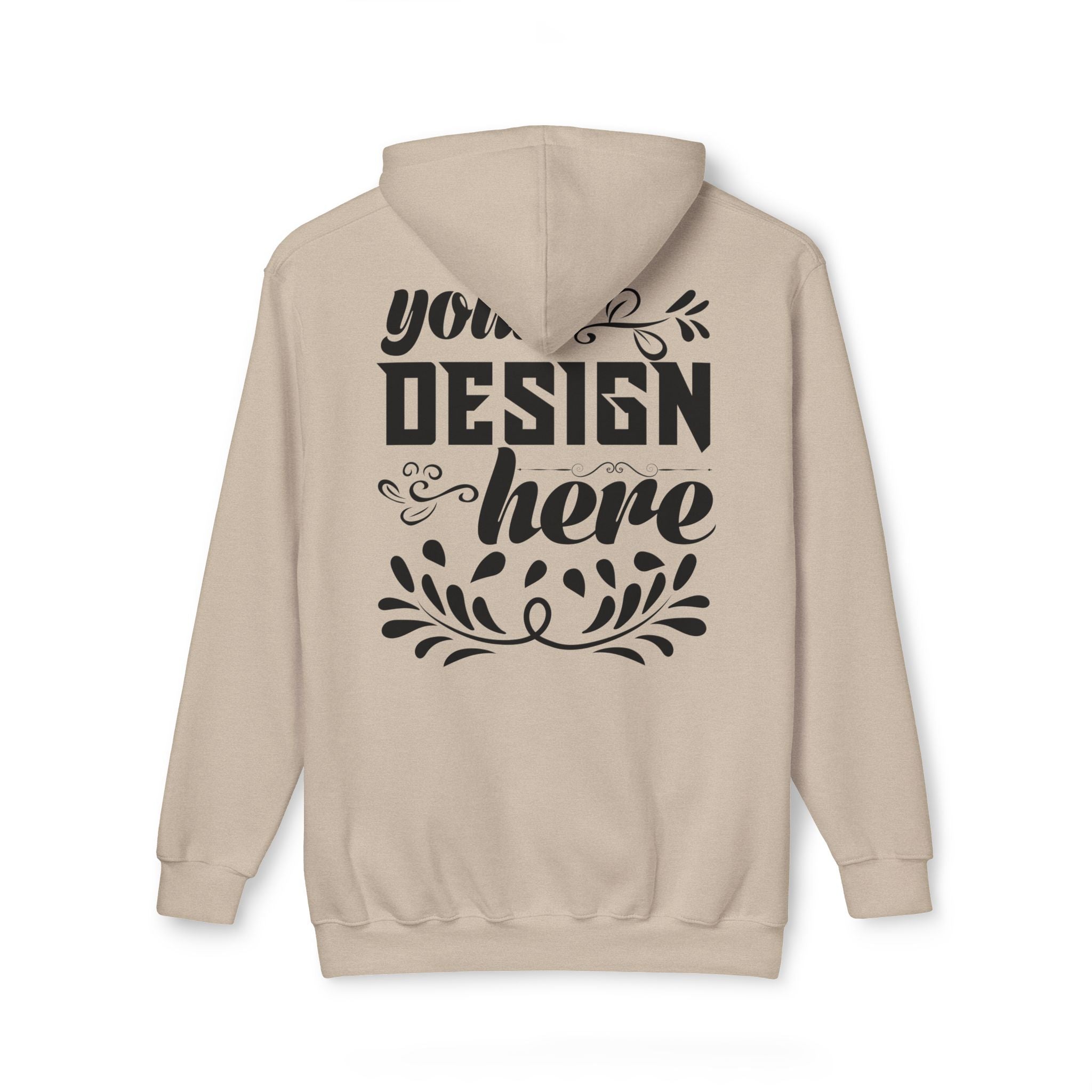 Customizable Bayside 960 Unisex Heavyweight Hooded Sweatshirt Made in US