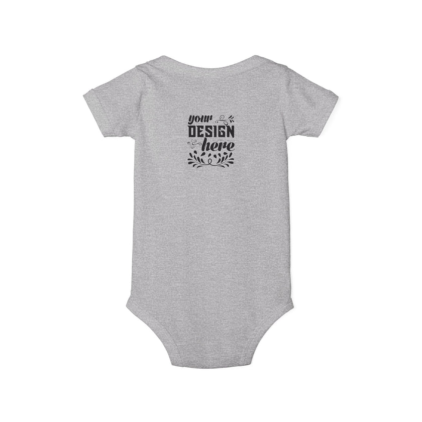 Customizable Bella+Canvas 100B Infant Jersey One Piece Bodysuit