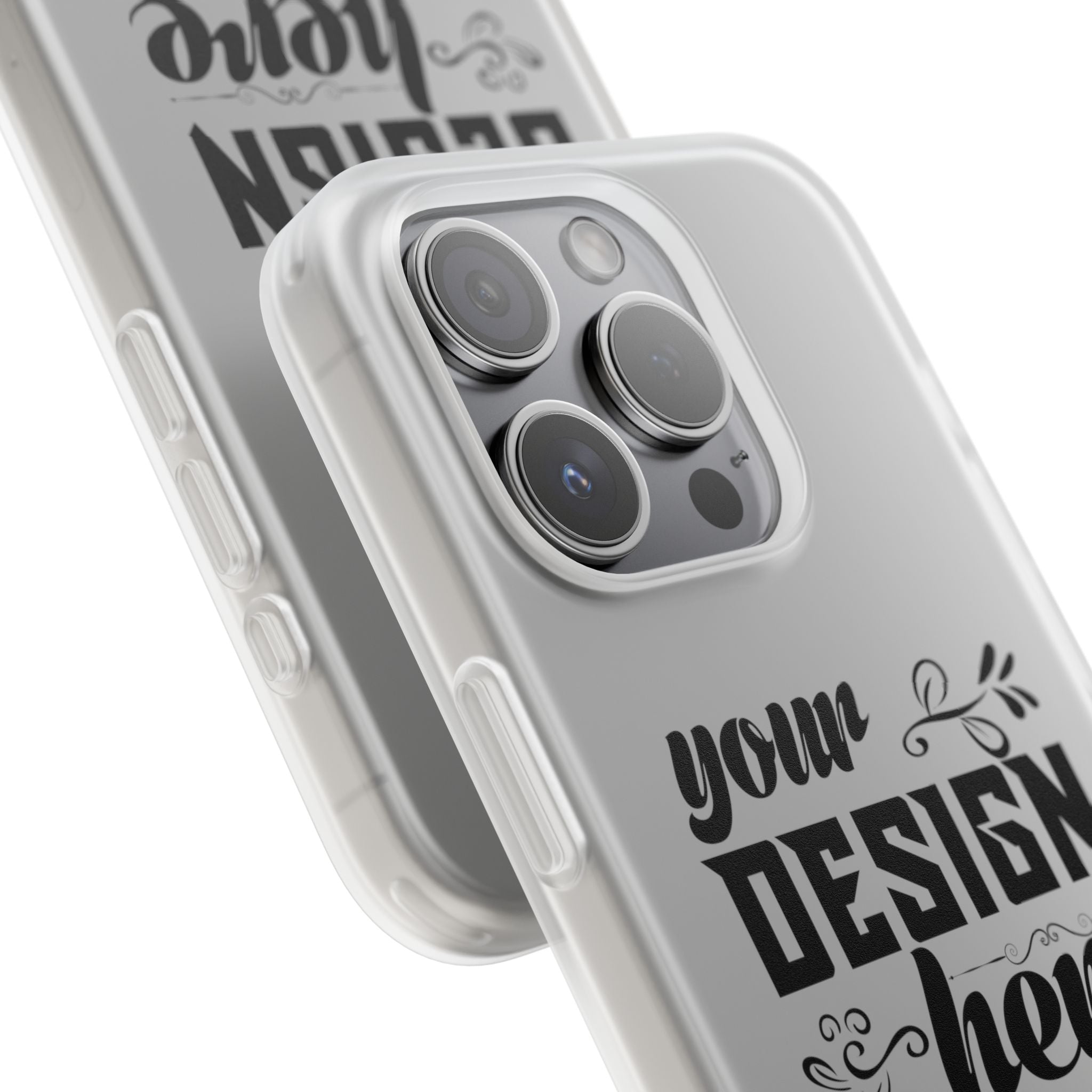 Customizable Flexi TPU Phone Case Slim Matte Protective Cover